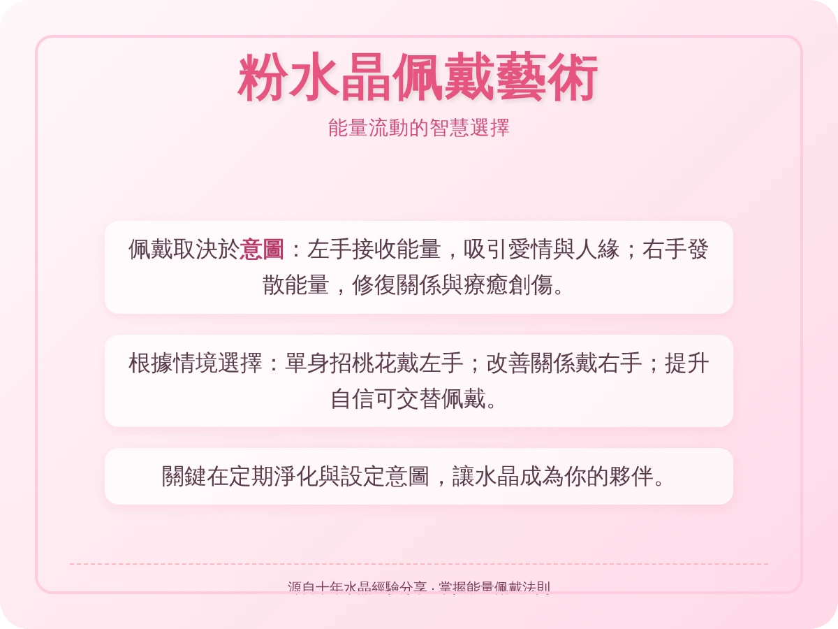 粉水晶戴哪隻手 粉水晶戴哪隻手