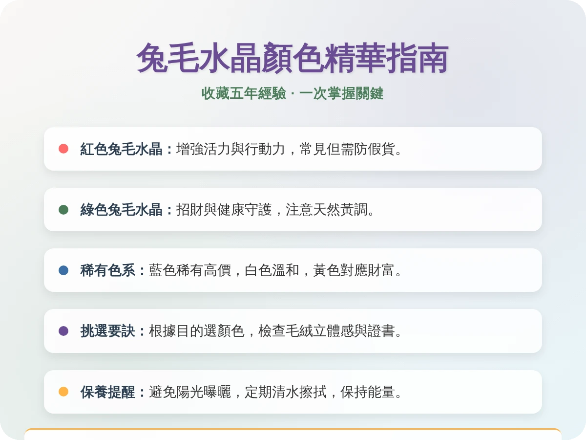 兔毛水晶顏色 兔毛水晶顏色