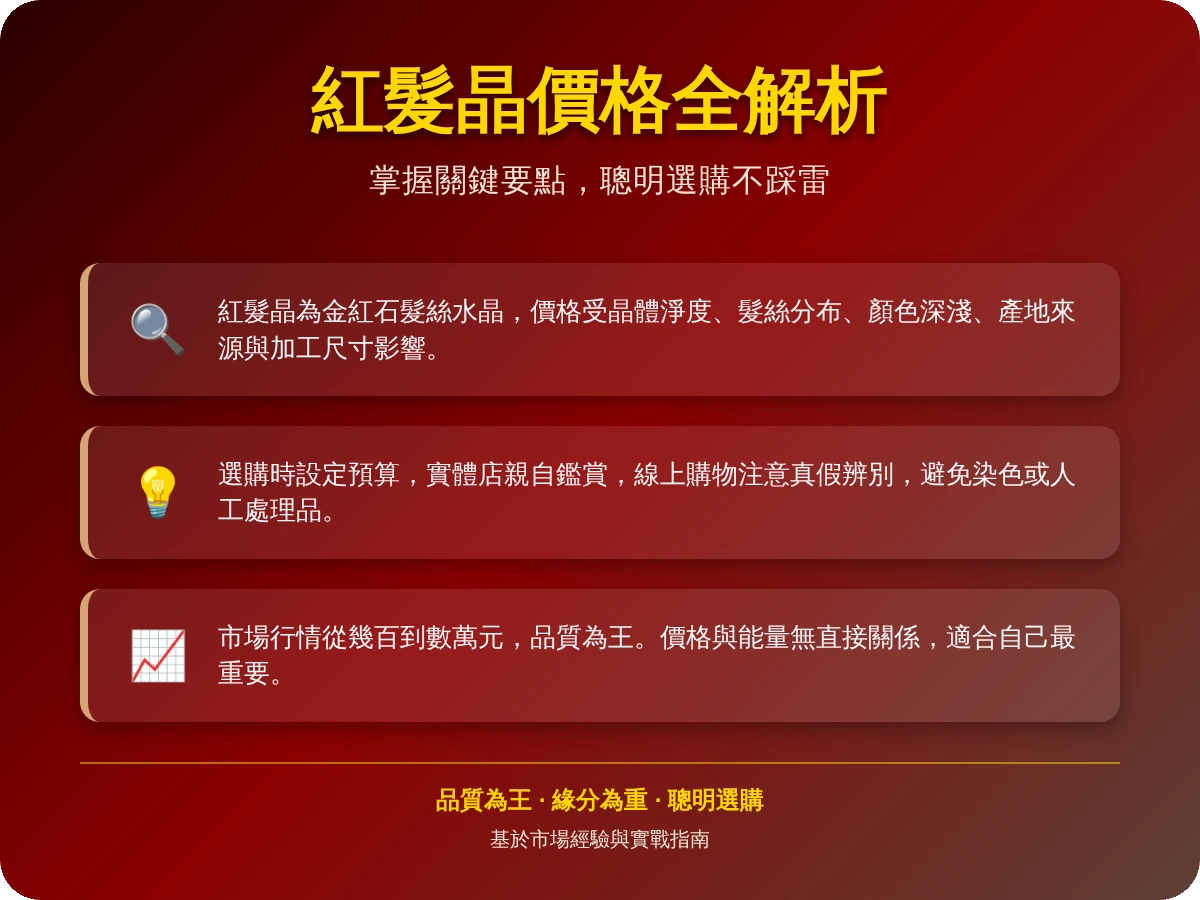 紅髮晶價格