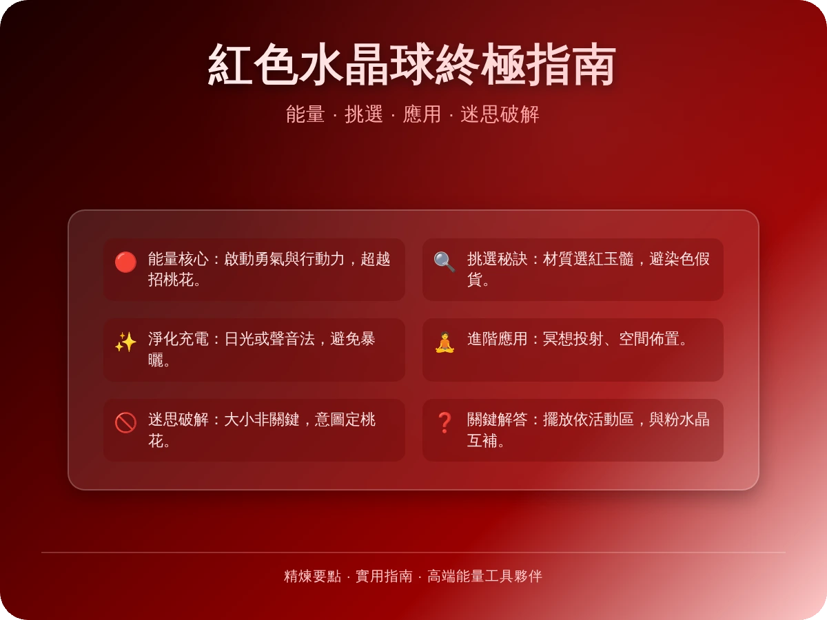 紅色水晶球