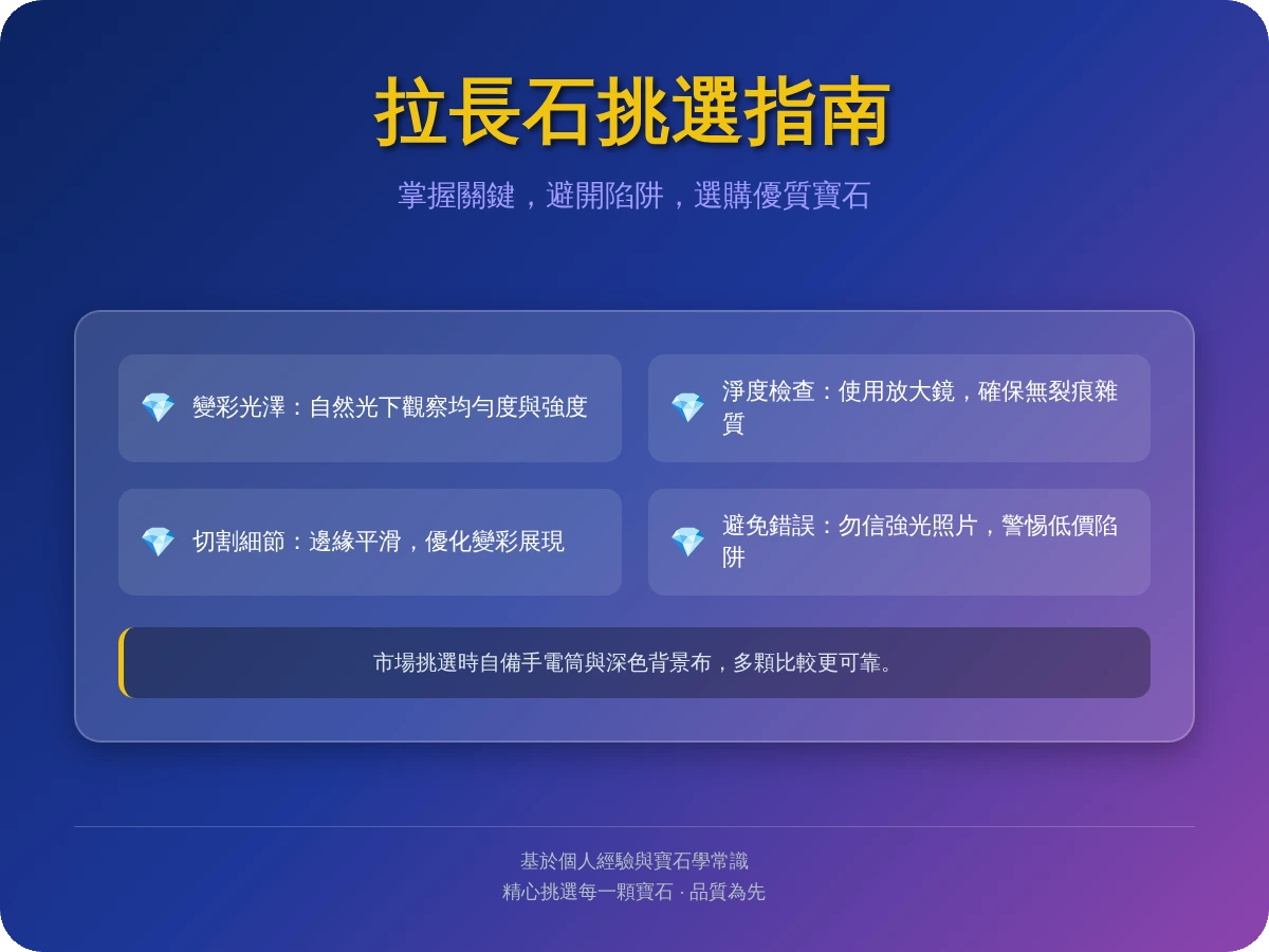 拉長石挑選 拉長石挑選