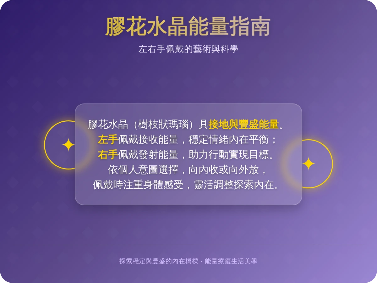 膠花水晶左右手