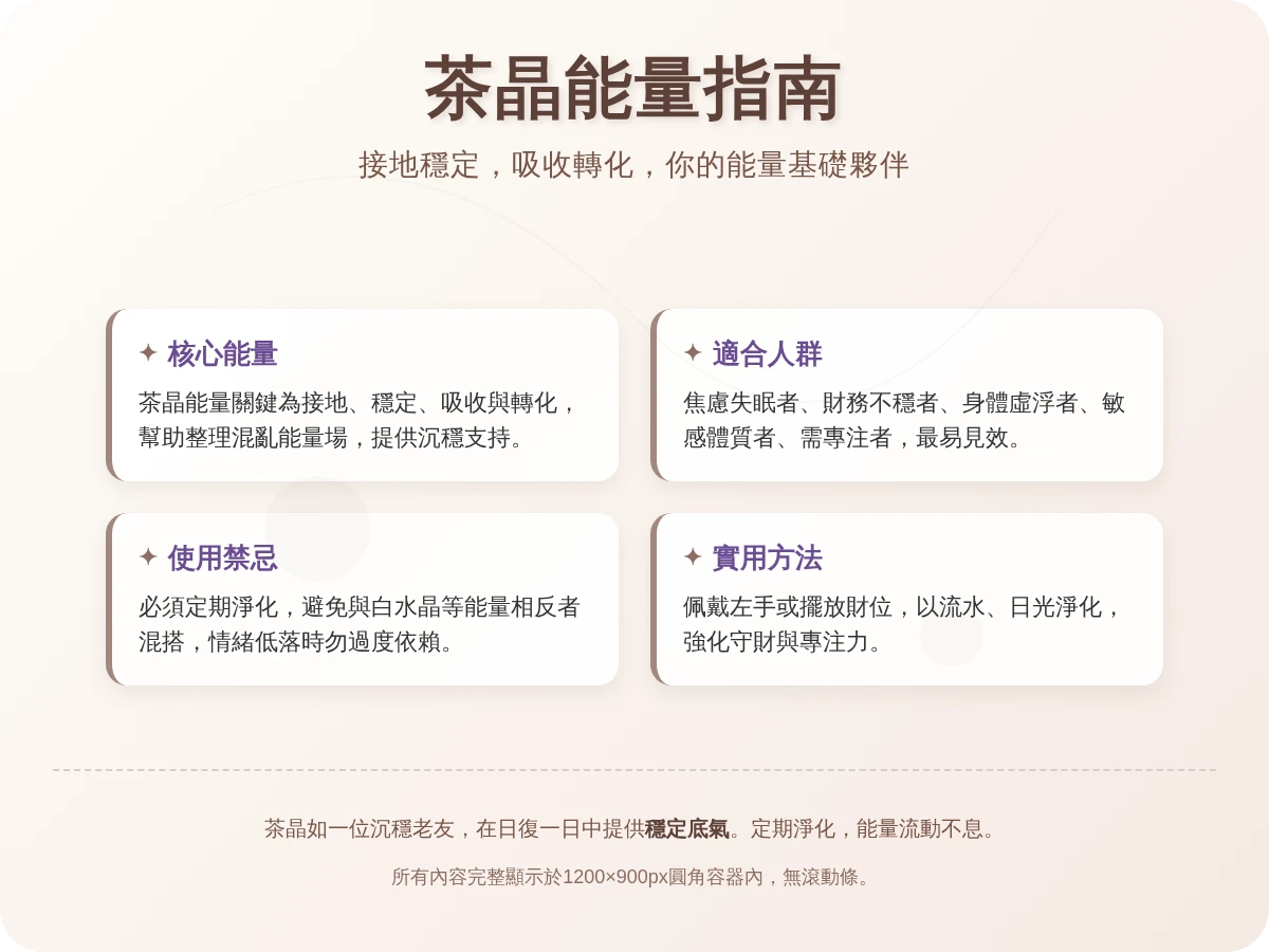 茶晶適合什麼人