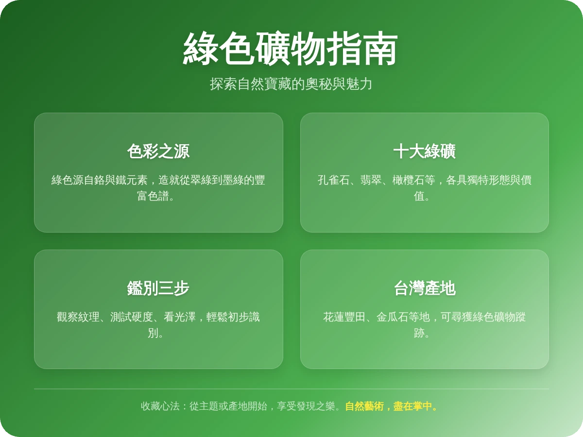 綠色礦石有哪些