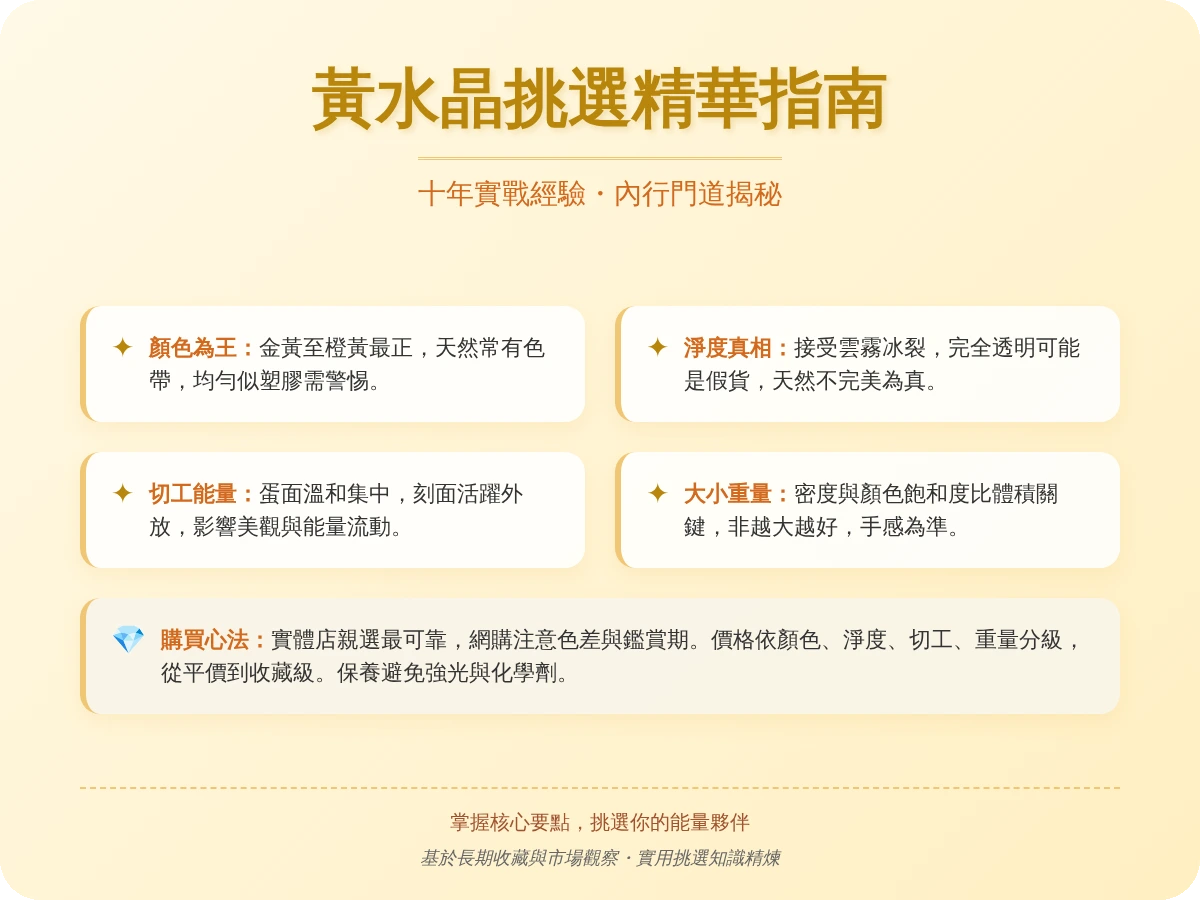 黃水晶怎麼挑 黃水晶怎麼挑