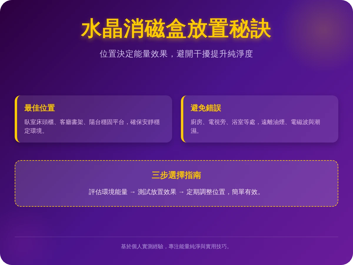 水晶消磁盒放哪