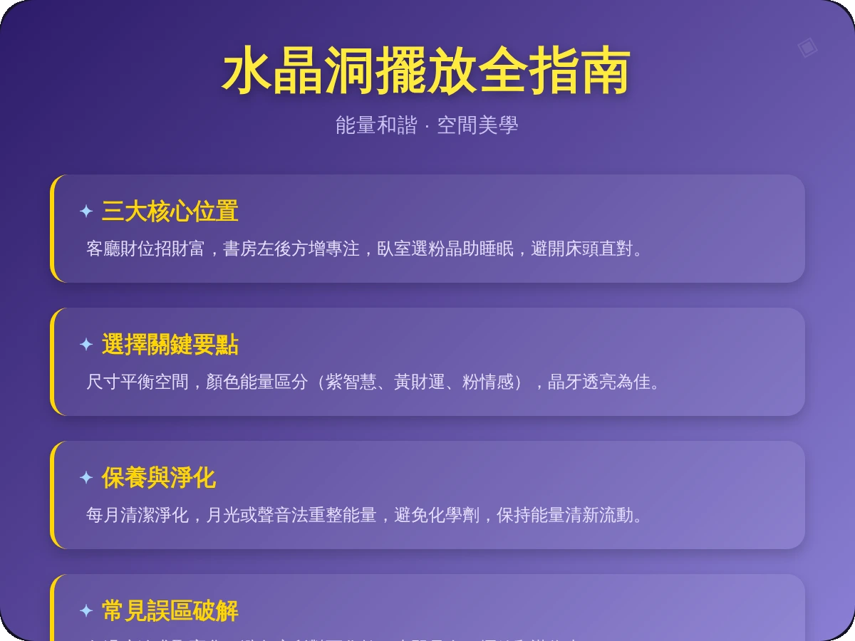 水晶洞擺放房間 水晶洞擺放房間