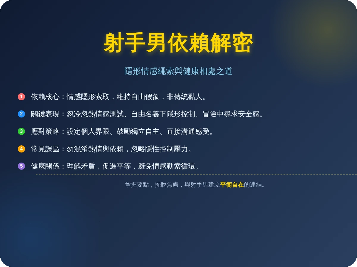 射手男依賴 射手男依賴