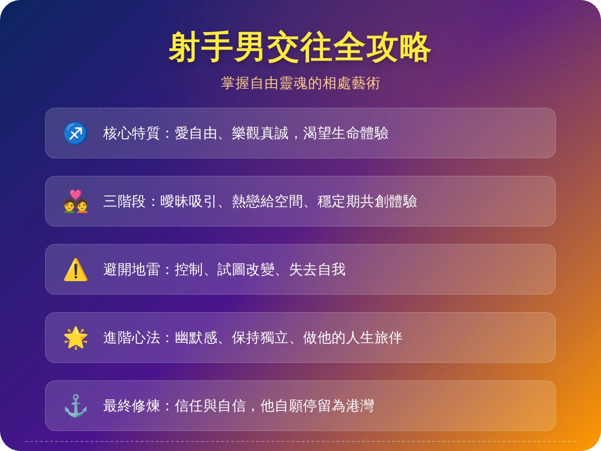 射手男交往模式