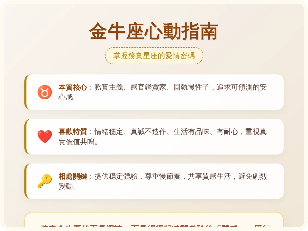 金牛座喜欢什么样的人 金牛座喜欢什么样的人