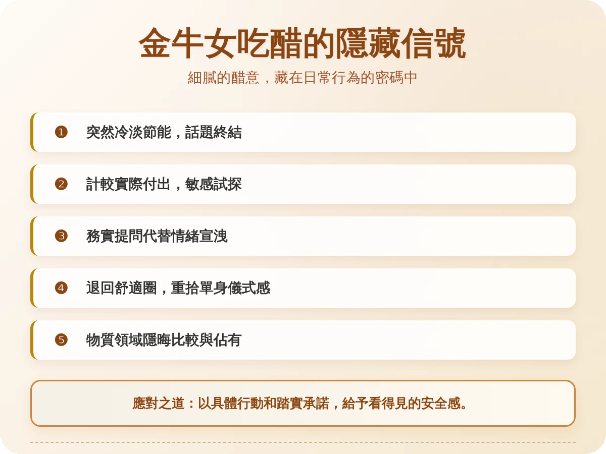 金牛女吃醋的表現 金牛女吃醋的表現