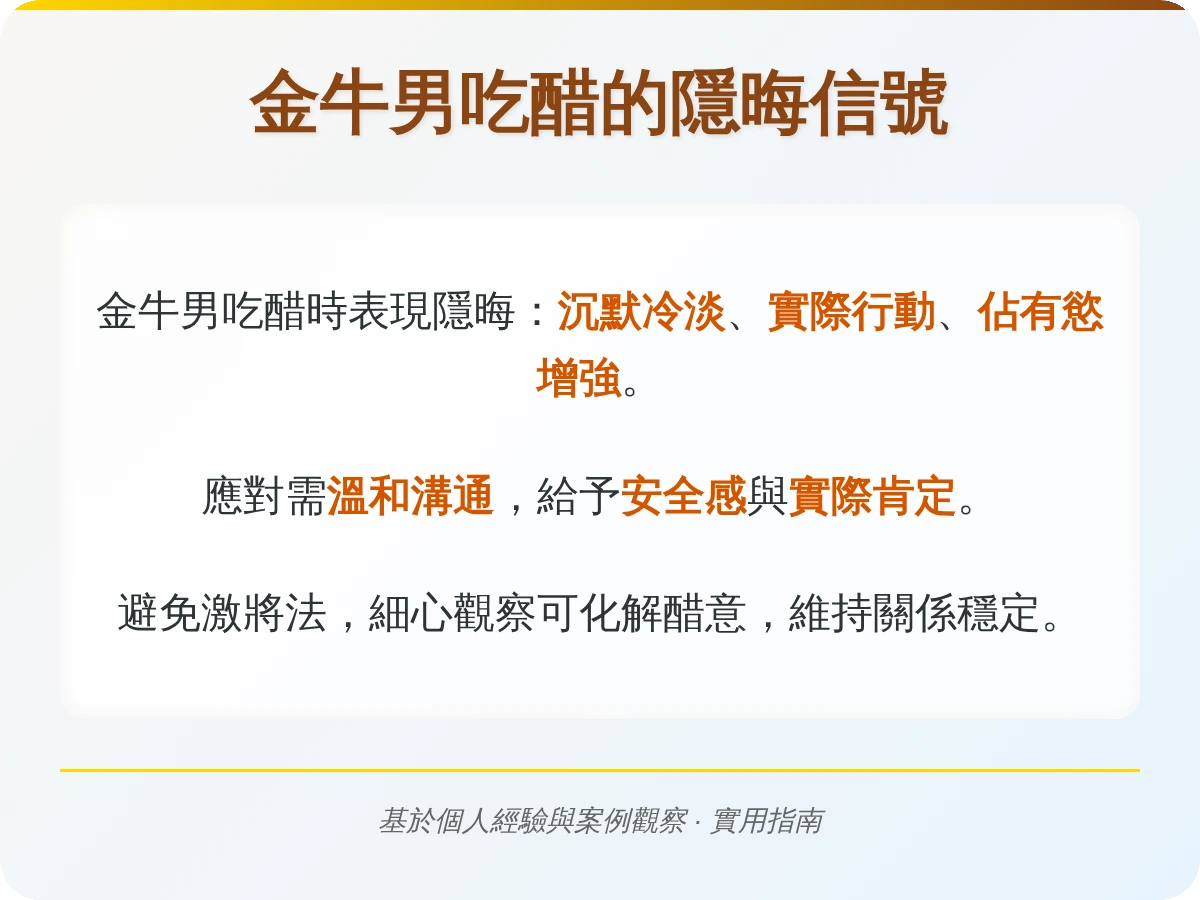 金牛男吃醋表現 金牛男吃醋表現