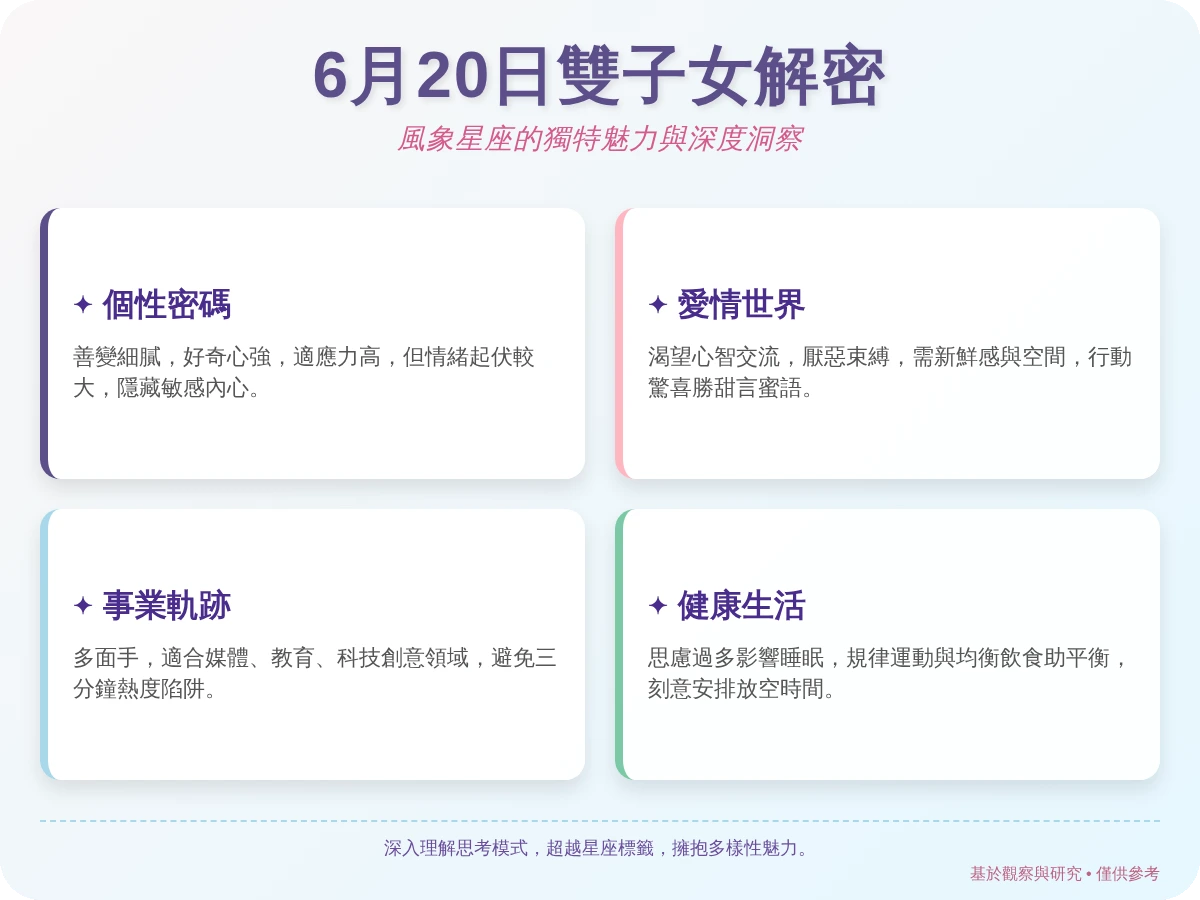 6月20日雙子女 6月20日雙子女