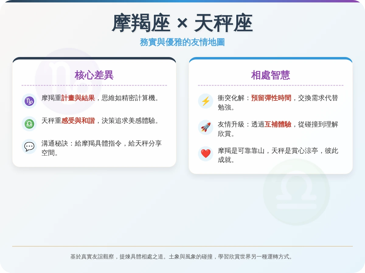 摩羯座天秤座朋友