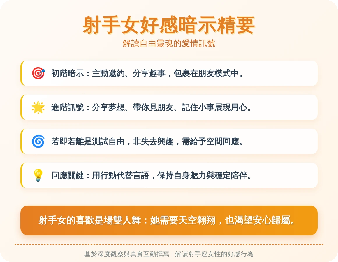 射手女會怎麼對喜歡的人暗示