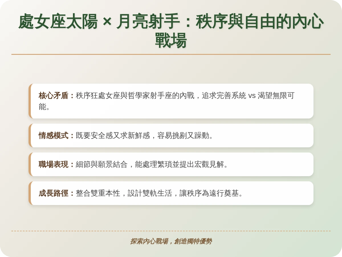 處女座月亮射手