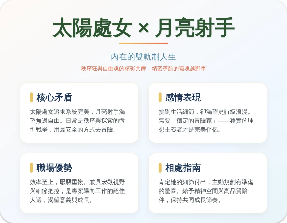 太陽處女月亮射手女