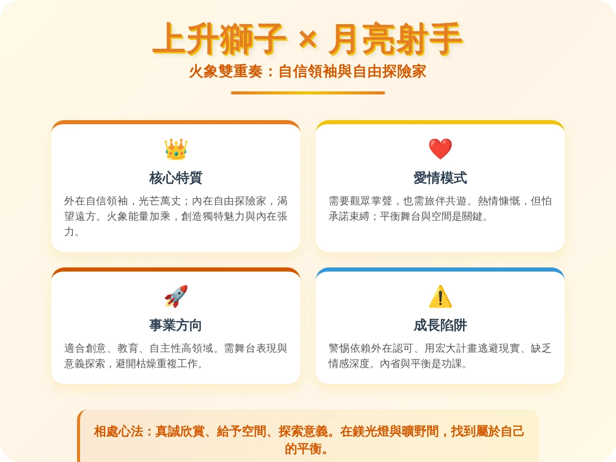 上升獅子月亮射手