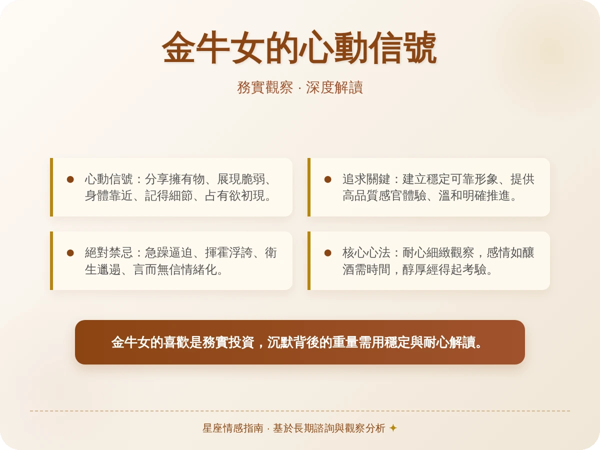 金牛女心裡有你