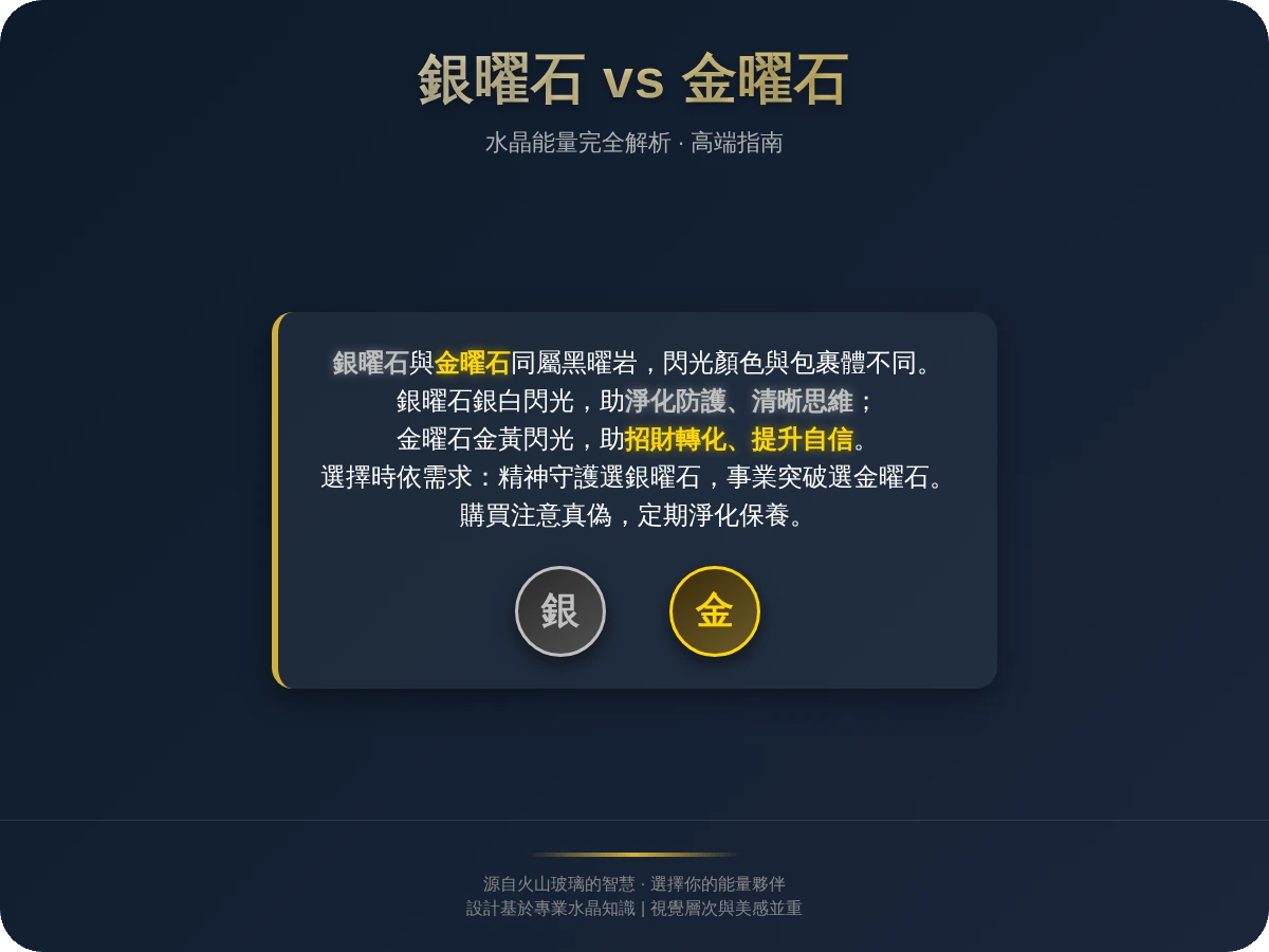 銀曜石金曜石分別