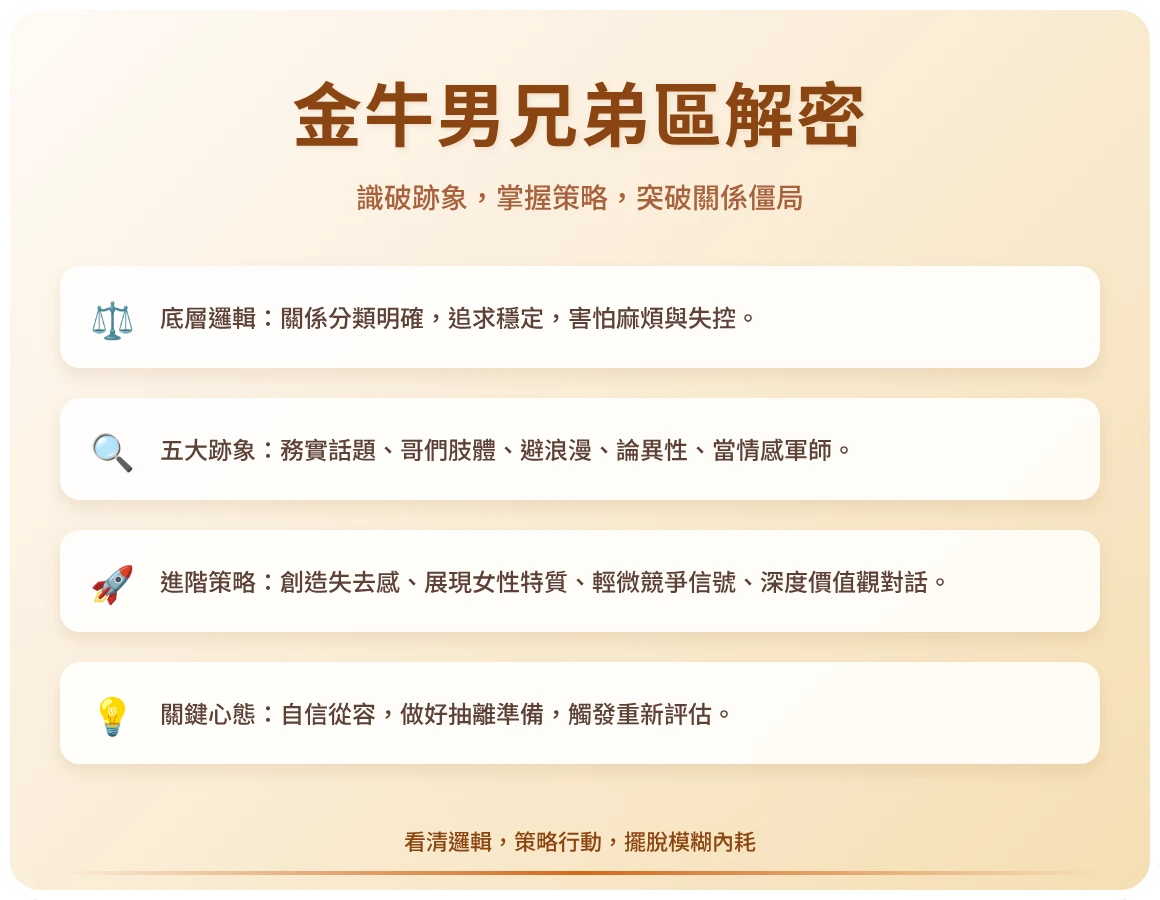 金牛男把妳當兄弟