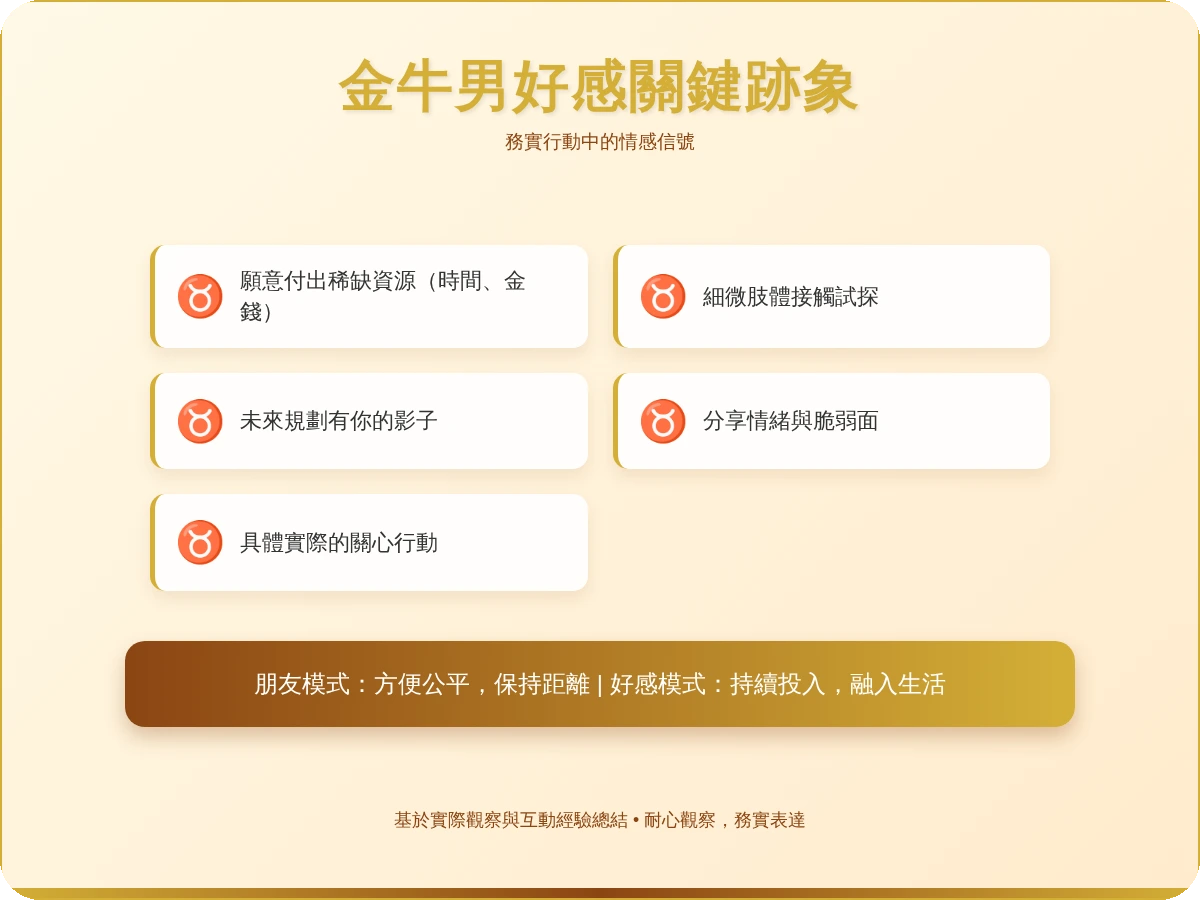 金牛男把我当朋友
