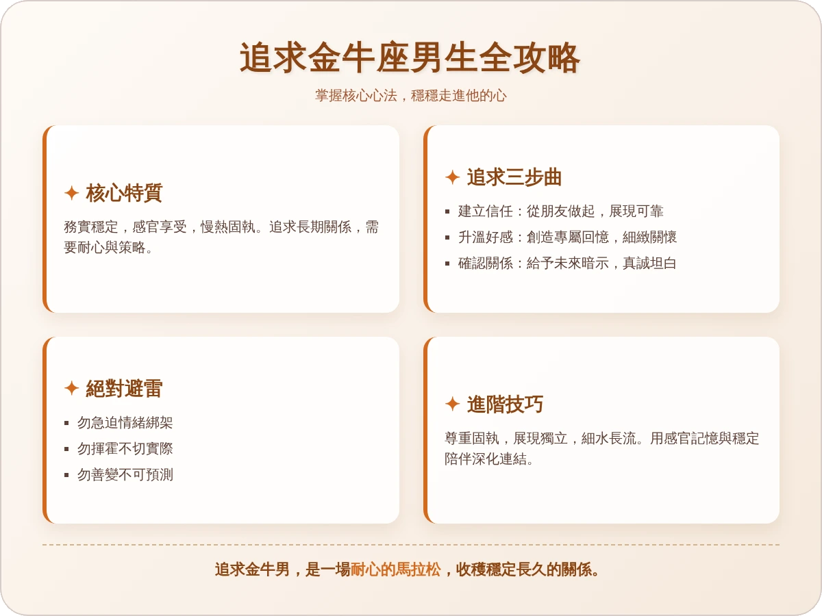 怎麼追金牛座男
