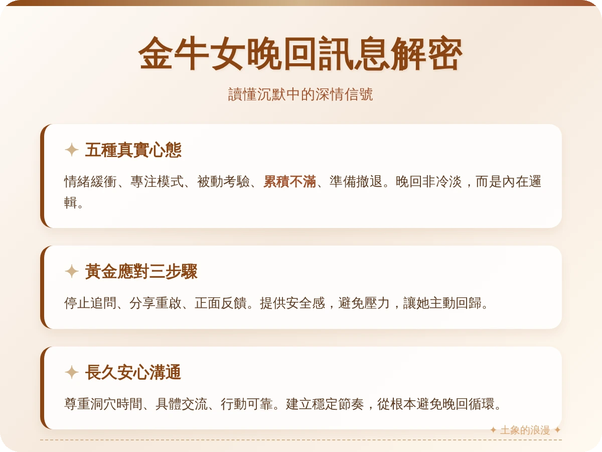 金牛女故意晚回