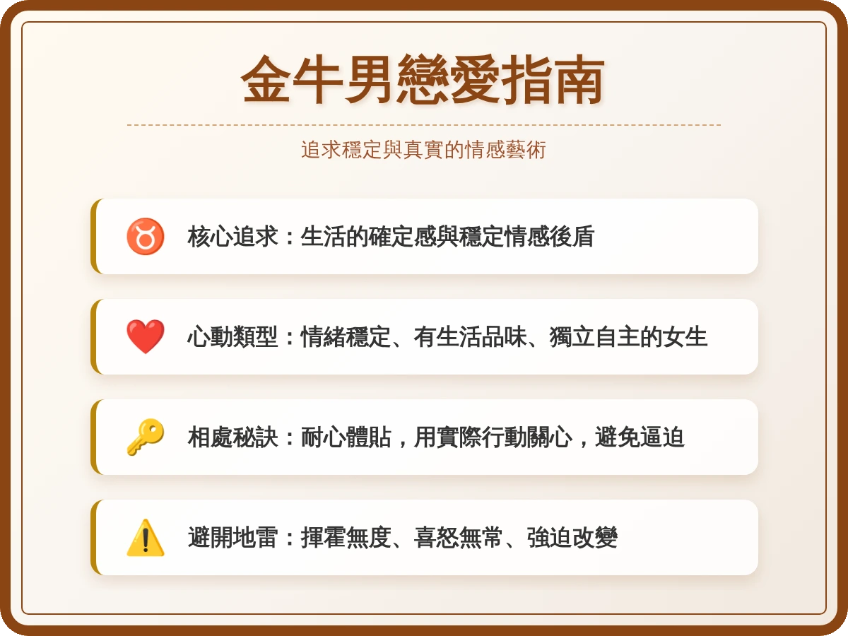 金牛男喜歡什麼類型女生