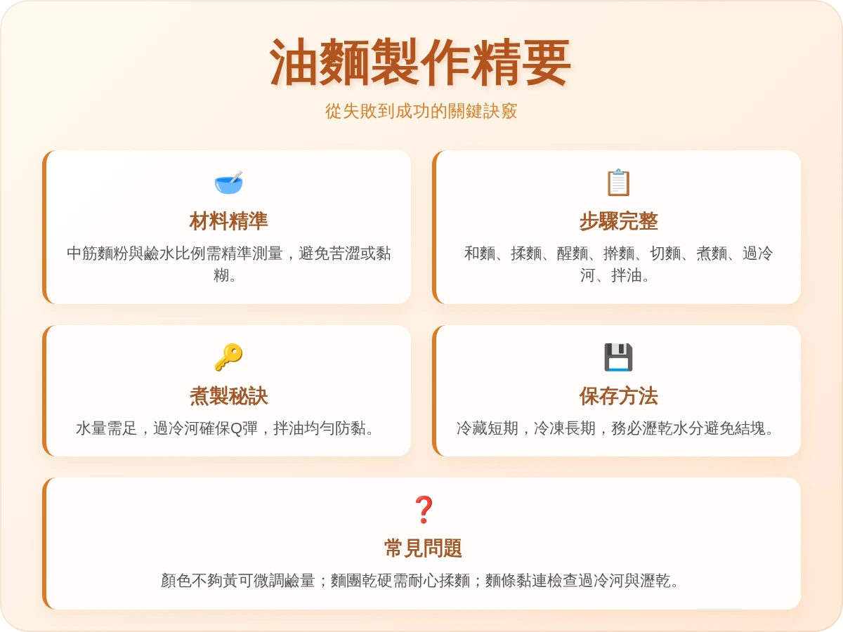 油麵製作