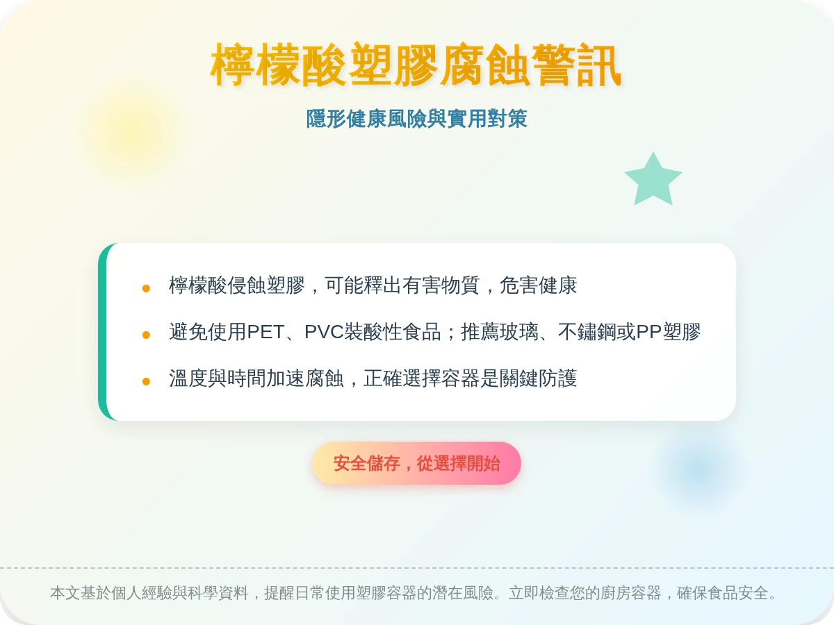 檸檬酸塑膠腐蝕