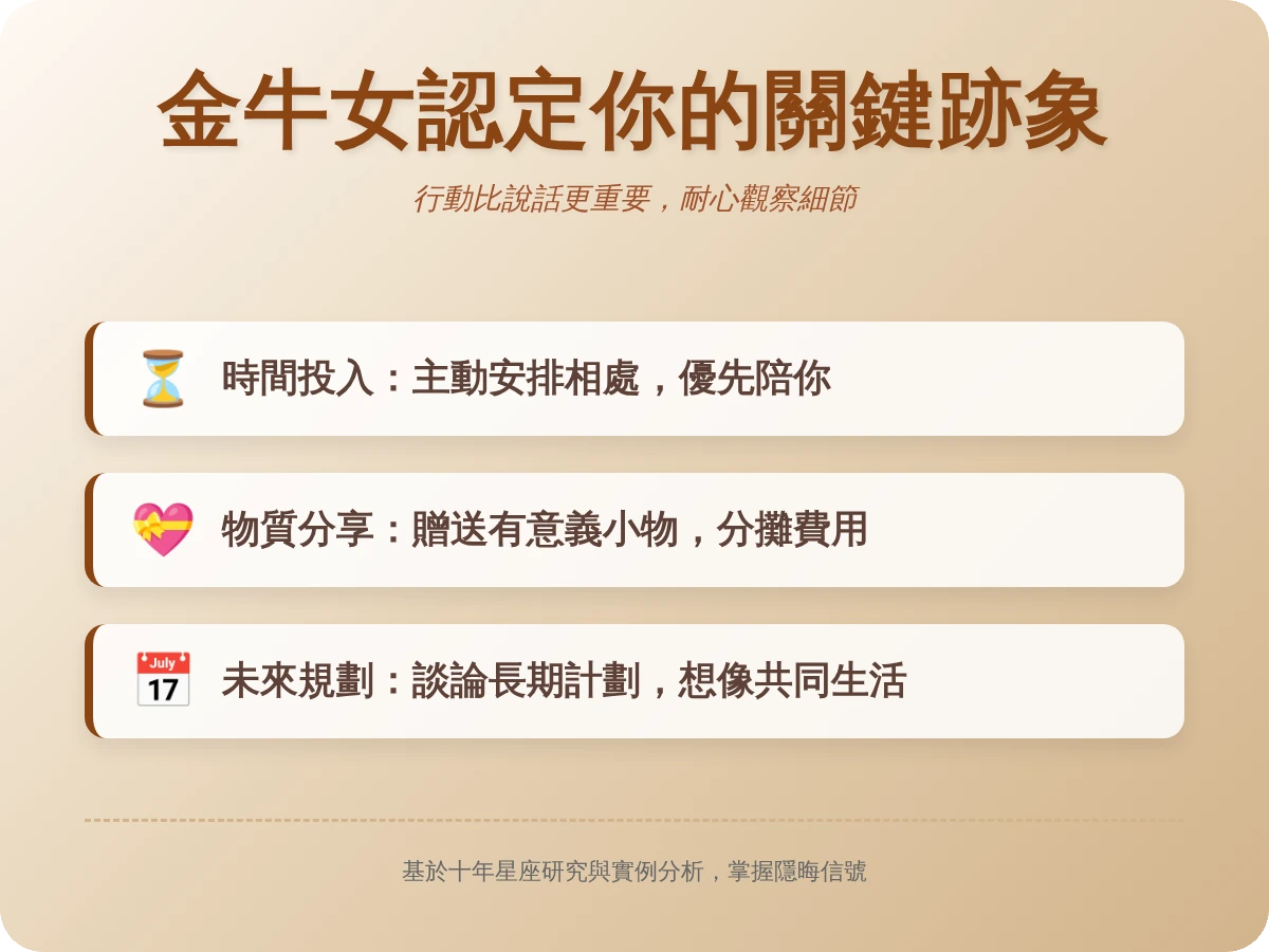 金牛女認定你