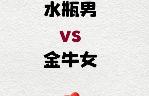 水瓶男金牛女