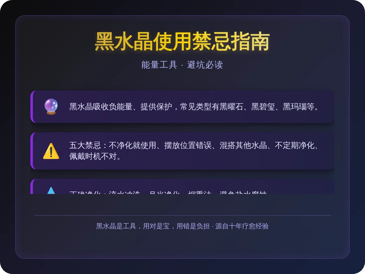 黑水晶禁忌 黑水晶禁忌
