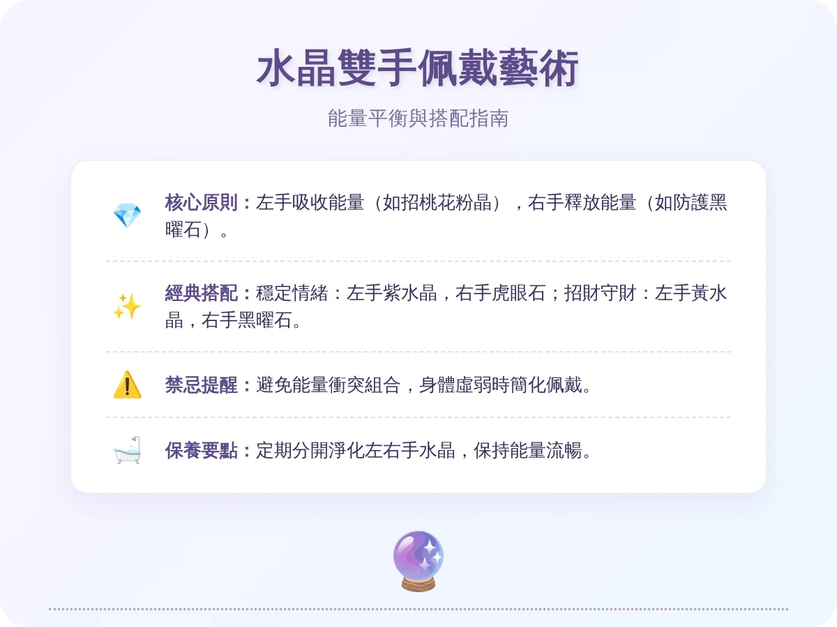 水晶可以戴兩手嗎？