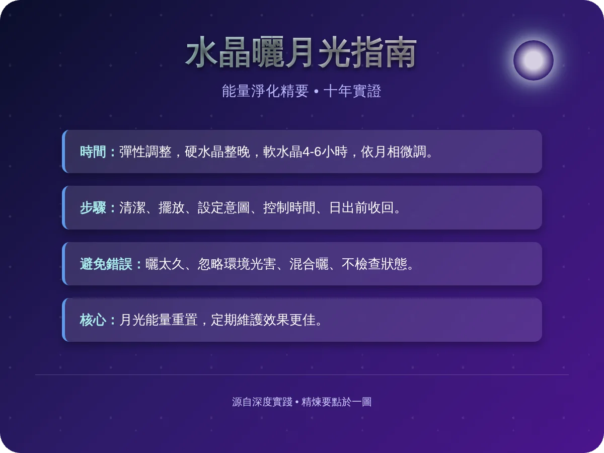 水晶曬月光要曬多久? 水晶曬月光要曬多久?