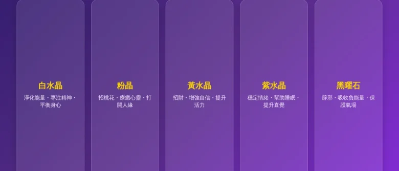 水晶幸運功效？