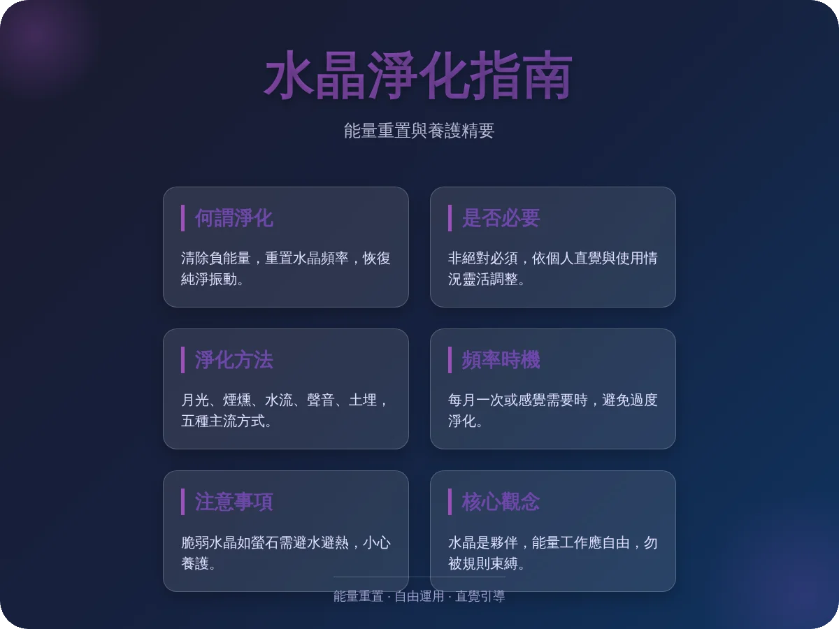 水晶一定要淨化嗎？完整指南與常見誤區解析