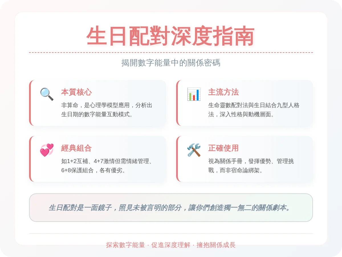 生日配對為什麼這麼準？從生命靈數到九型人格的實用解析