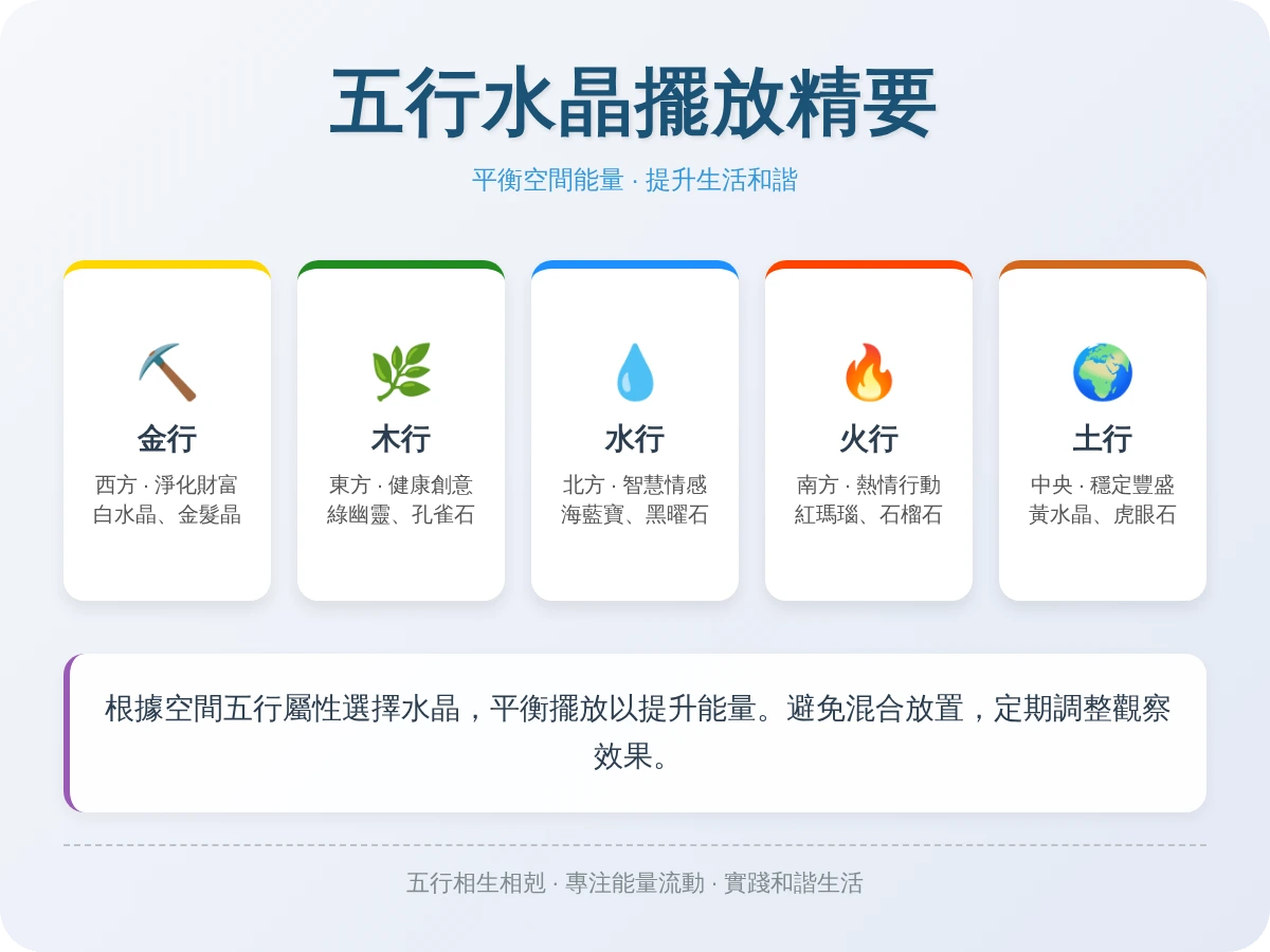 五行水晶擺放位置 五行水晶擺放位置