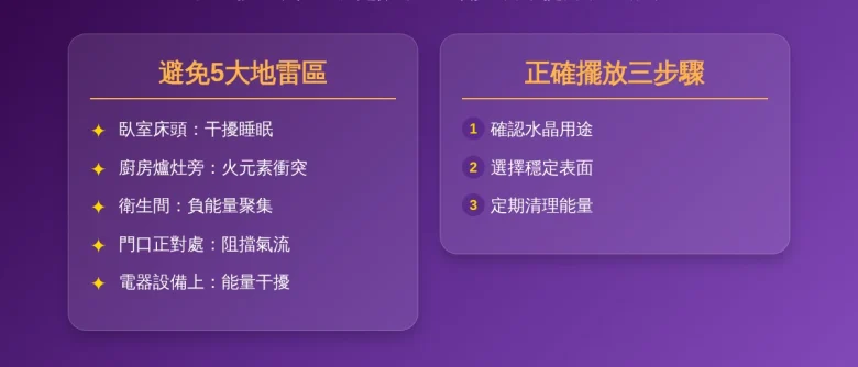 水晶不能放在哪裡？