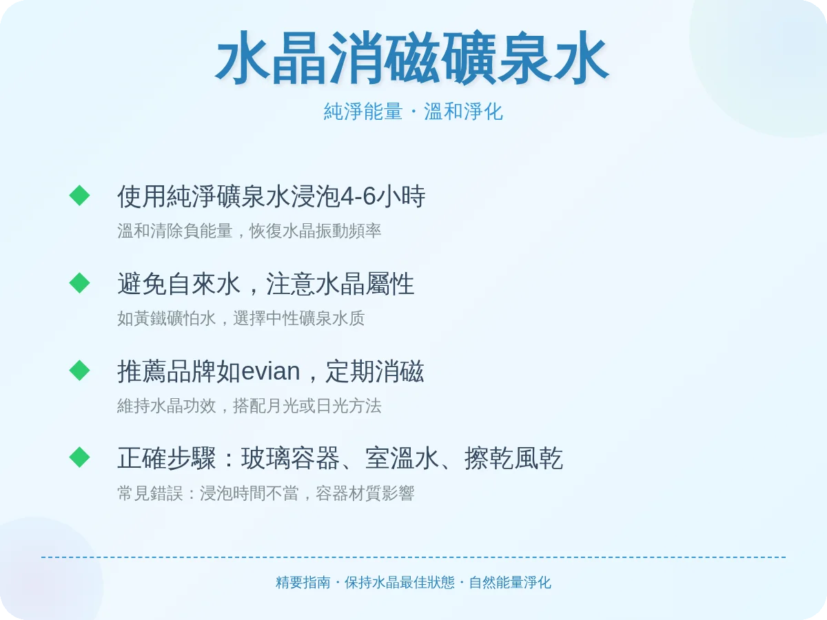 水晶消磁礦泉水全攻略：正確步驟、常見誤區與專家建議