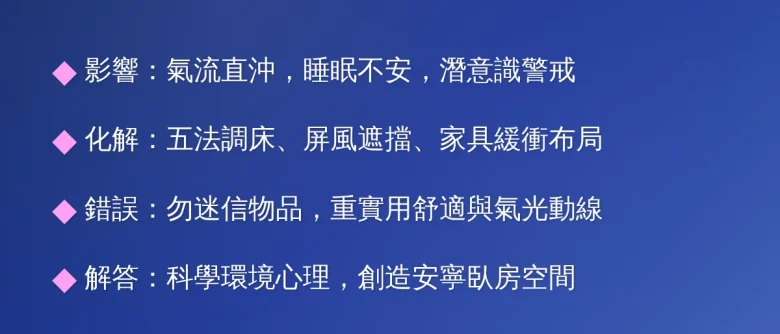 門對床如何化解